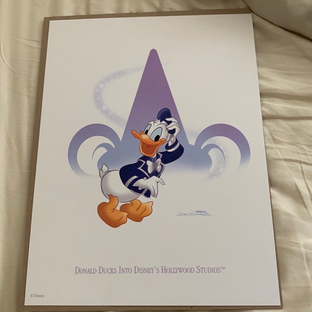 Limited Edition 2008 “Mickey, Minnie, Goofy, Donald and Pluto Lithographs NWOT - Picture 9 of 12